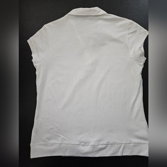NWT - "Eagles Eye" Cotton Stretch White Polo Shirt - Size XL - Picture 6 of 8